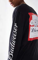 Thumbnail for your product : PacSun x Budweiser Bud Logo Black Long Sleeve T-Shirt