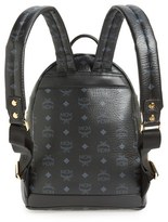Thumbnail for your product : MCM 'Small Stark - Visetos' Studded Logo Print Backpack