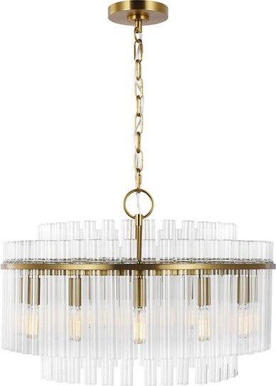 Visual Comfort Studio Beckett Chandelier in Clear Size: 24 In