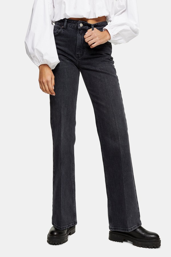 Topshop relaxed flare jeans Clearance