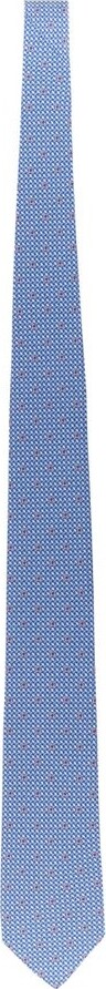 Ferragamo All Over Gancini Printed Tie