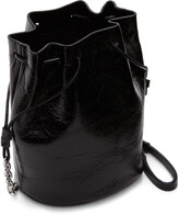 Thumbnail for your product : Maison Margiela Black Glossy Tabi Bucket Bag