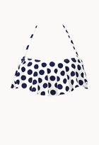 Thumbnail for your product : Forever 21 Sweet Dots Flounce Bikini Top