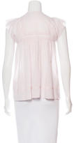 Thumbnail for your product : Ulla Johnson Sleeveless Embroidered Top