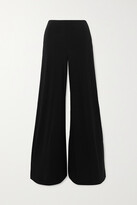 Thumbnail for your product : Norma Kamali Elephant Stretch-jersey Wide-leg Pants - Black - x small