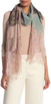 Thumbnail for your product : Valentino Scalloped Lace Trim Stole