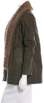 Thumbnail for your product : Dries Van Noten Corduroy Shearling Look Coat