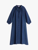 Thumbnail for your product : Brora Linen Midi Shirt Dress, Indigo
