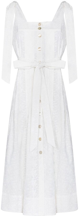 White Button Front Dress | Shop the world's largest collection of 
