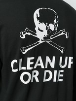Thumbnail for your product : Katharine Hamnett long-sleeved 'clean up or die' T-shirt