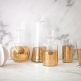Thumbnail for your product : DwellStudio Gold Crosshatch Cylinder Decanter