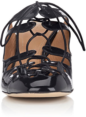 The Row WOMEN'S CAGED LEATHER MULES