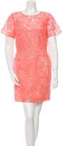 Thumbnail for your product : Veronica Beard Embroidered Sheath Dress