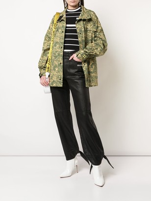 Off-White Abstract Pattern Jacket