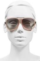 Thumbnail for your product : Bobbi Brown Women's 'The Jake' 59Mm Aviator Sunglasses - Silver/ Black