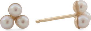 TJMAXX 14Kt Gold Pearl Stud Earrings For Women