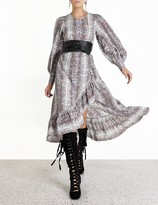 Thumbnail for your product : Zimmermann Silk Ruffle Wrap Dress