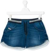 Thumbnail for your product : Diesel Kids distressed effect denim shorts