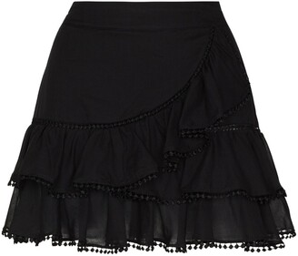 Charo Ruiz Ibiza Ruffled Mini Skirt