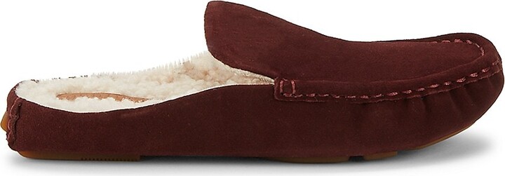 Gentle Souls by Kenneth Cole Mina Faux Shearling & Suede Driving Mule ...
