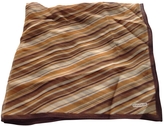 Thumbnail for your product : Coach Brown Silk Scarf