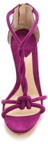 Thumbnail for your product : Brian Atwood Priscilla Twist Strap Wedge Sandals