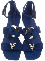 Thumbnail for your product : Louis Vuitton Logo Cage Sandals