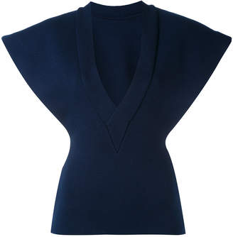 Jacquemus geometric shaped blouse
