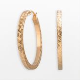 Thumbnail for your product : 18k Gold Over Silver Hoop Earrings