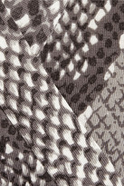 Thumbnail for your product : Diane von Furstenberg New Jeanne python-print silk-jersey wrap dress
