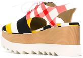 Thumbnail for your product : Stella McCartney 'Check Elyse Cut-Out' lace-up shoes