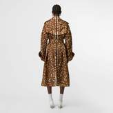 Thumbnail for your product : Burberry Exaggerated Cuff Deer Print Nylon Trench Coat