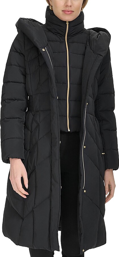 Cole Haan Hooded Puffer Coat