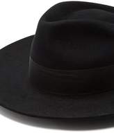 Thumbnail for your product : Hillier Bartley X Lock & Co. Portobello Felt Fedora Hat - Womens - Black