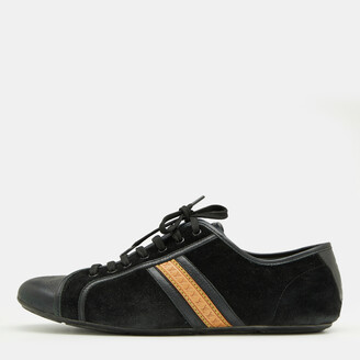 Louis Vuitton Black Leather and Suede Runaway Sneakers Size 39 Louis  Vuitton | The Luxury Closet