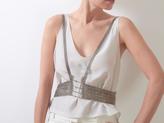 Thumbnail for your product : Louise Manna Sateen Vest Necklace