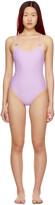 Thumbnail for your product : Alyx Purple Susyn One-Piece Swimsuit