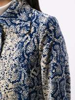 Thumbnail for your product : Giambattista Valli snakeskin-print velvet jacket