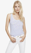 Thumbnail for your product : Express 3d Floral Tank
