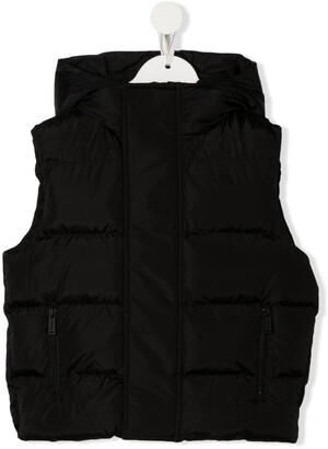DSQUARED2 Kids Padded Zip-Up Gilet