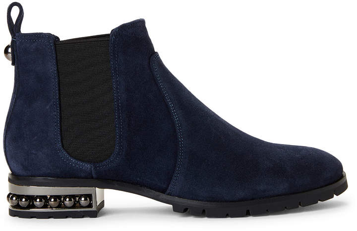 karl lagerfeld paris suede chelsea boot