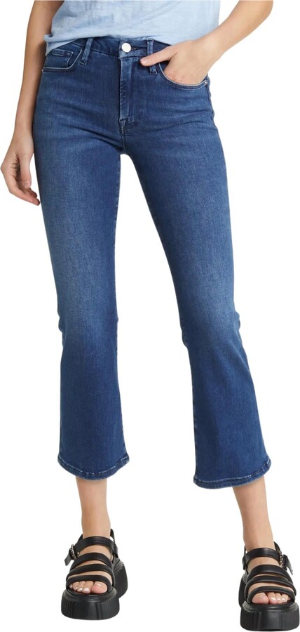 Frame Le Crop Mini Boot Jean In Bornstein