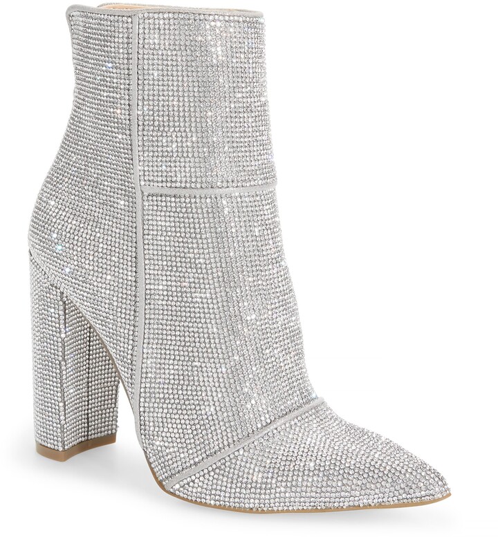 steve madden rhinestone booties