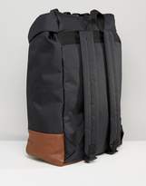 Thumbnail for your product : ASOS Backpack In Black With Carabiner Fastening