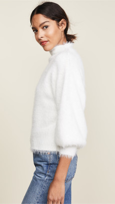 Line & Dot Fuzzy Alder Sweater