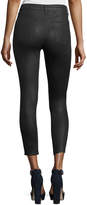 Thumbnail for your product : J Brand Alana High-Rise Cropped Coated Skinny Pants