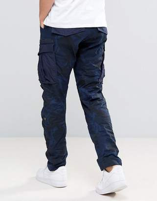G Star G-Star Rovic Zip Pm 3d Tapered Pant Blue Camo