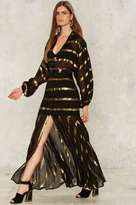 Thumbnail for your product : Nasty Gal Stripe Through Me Chiffon Dress