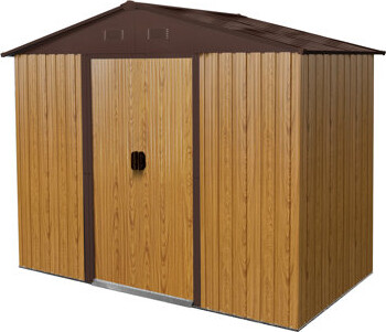 Galibens 8Ft X 4Ft Outdoor Metal Storage Shed Backyard Patio Lawn