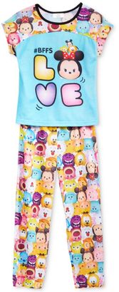 Disney Tsum Tsum 2-Pc. #BFFs Love Pajama Set, Little Girls (4-6X) and Big Girls (7-16)